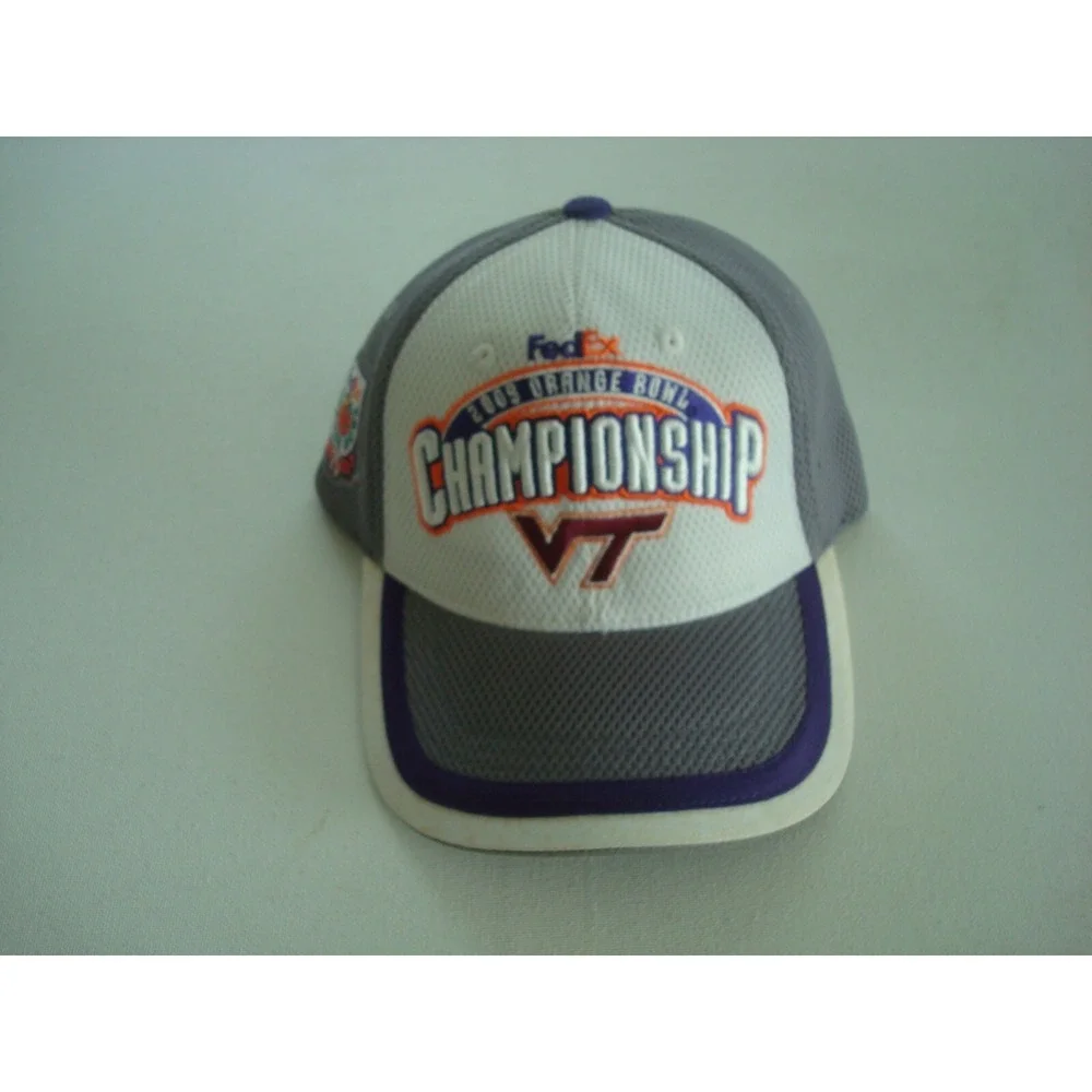VIRGINA TECH HOKIES STRAPBACK GOLF BEACH HAT CAP VINTAGE K2